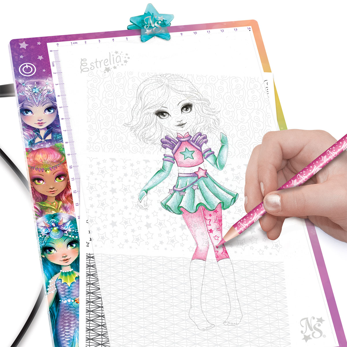 Набор для творчества со световым планшетом Nebulous Stars - Мода туманных звезд, 11214 4