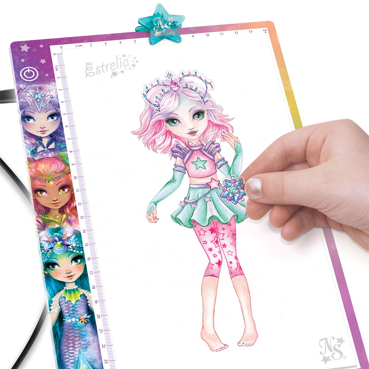 Набор для творчества со световым планшетом Nebulous Stars - Мода туманных звезд, 11214 5