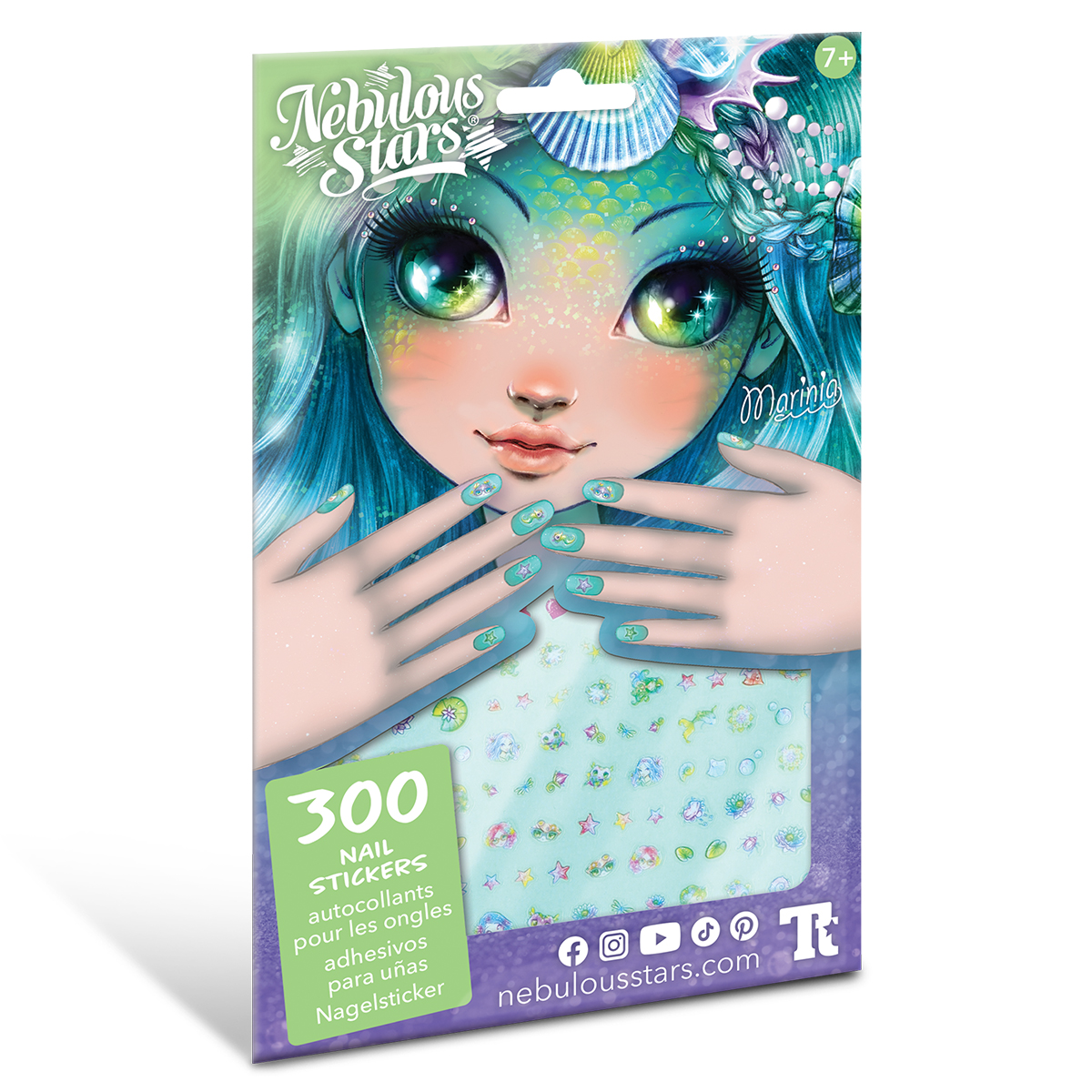 Набор наклеек на ногти Nebulous Stars - Боди-арт: Звездная красота (в ассорт.), 11459 2