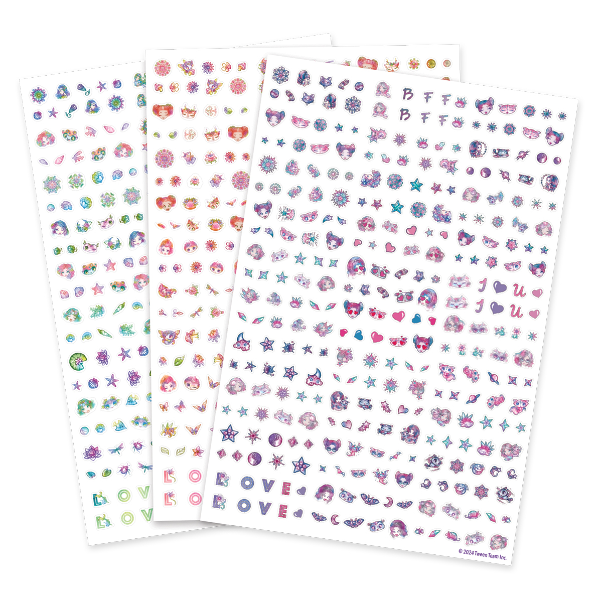 Набор наклеек на ногти Nebulous Stars - Боди-арт: Звездная красота (в ассорт.), 11459 3