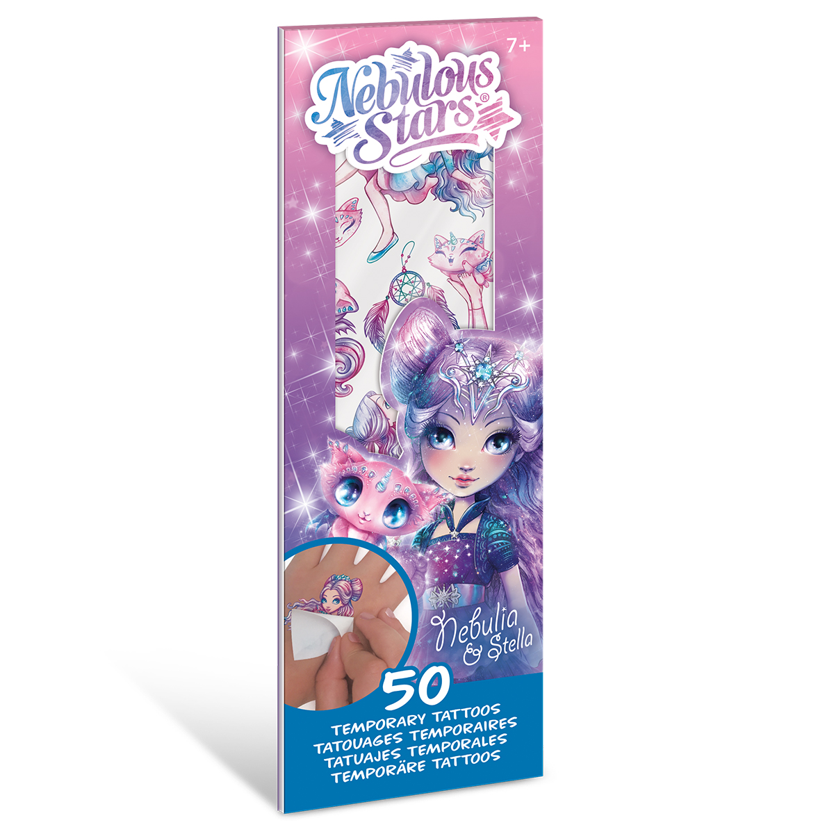 Набор временных татуировок Nebulous Stars - Боди-арт: Звездные рисунки (в ассорт.), 11458