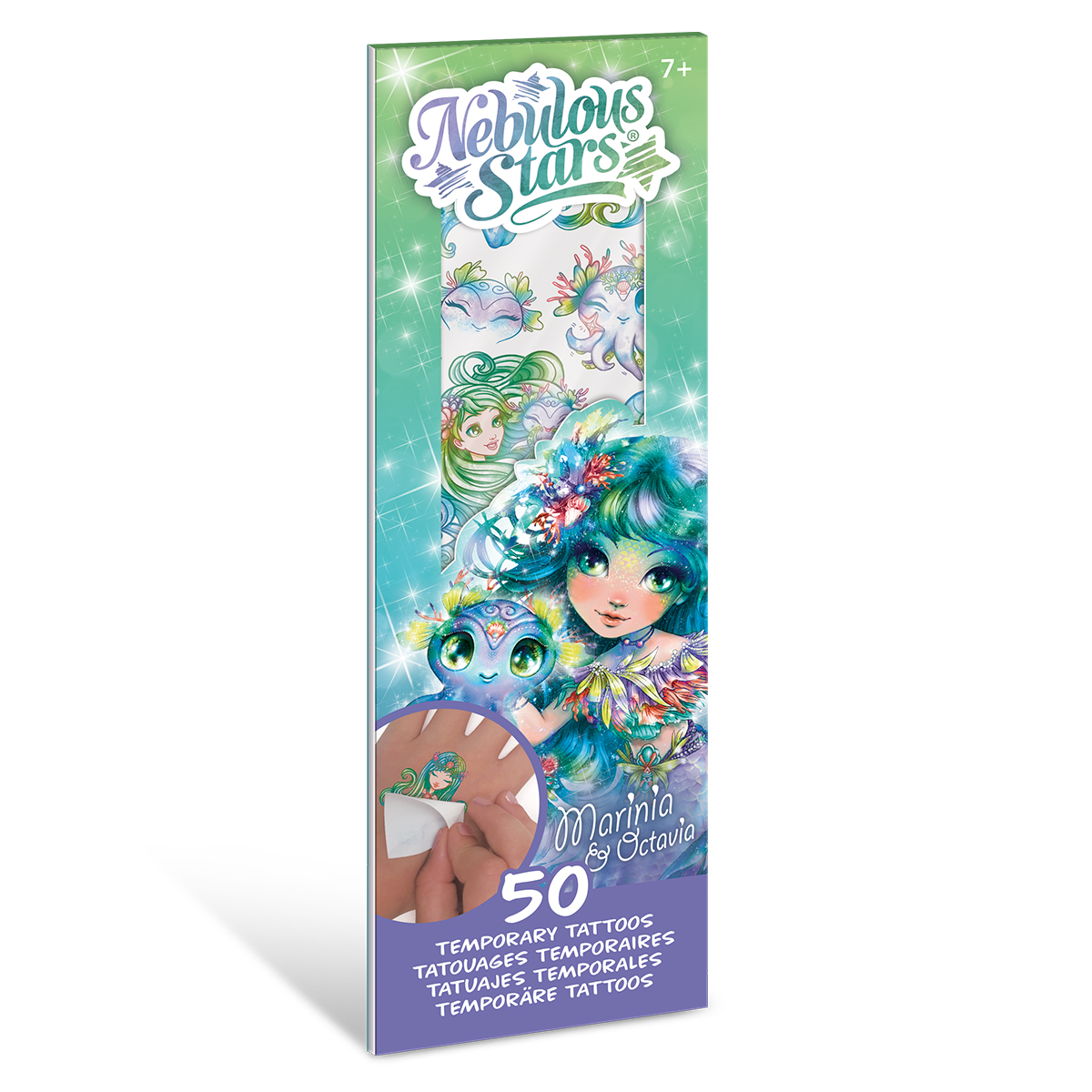 Набор временных татуировок Nebulous Stars - Боди-арт: Звездные рисунки (в ассорт.), 11458 2