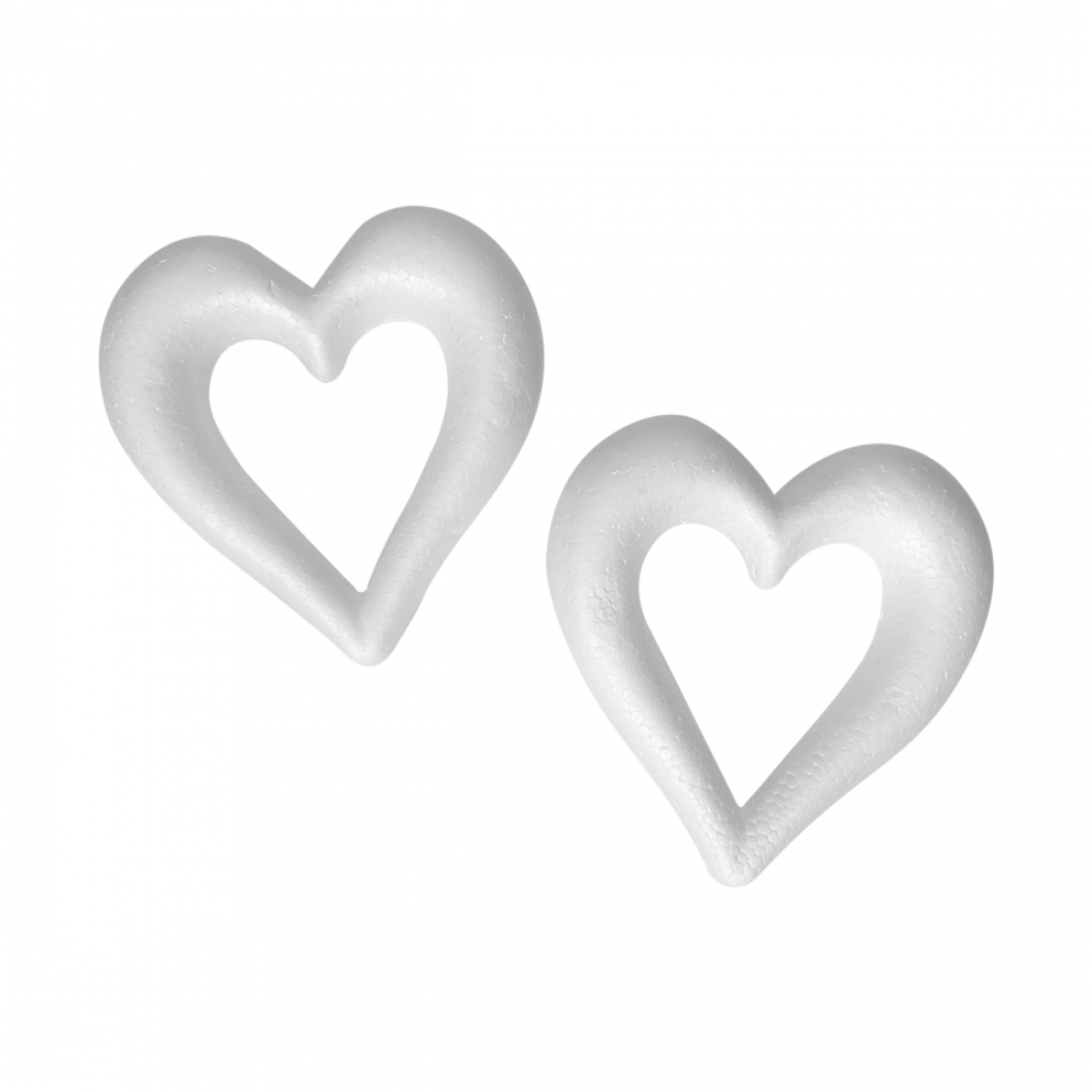 Пенопластовая заготовка SANTI «Сердце объемное» 2 шт/уп., 12 см, 743235