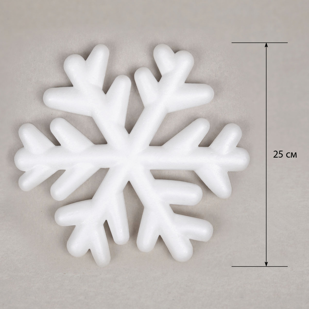Пенопластовая заготовка SANTI «Снежинка» 1 шт./уп., 25 см, 743155 1