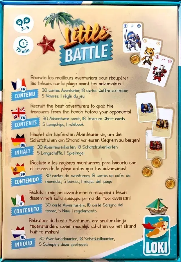 Настольная игра «Маленькая битва» LOKI, 51601_EU 1