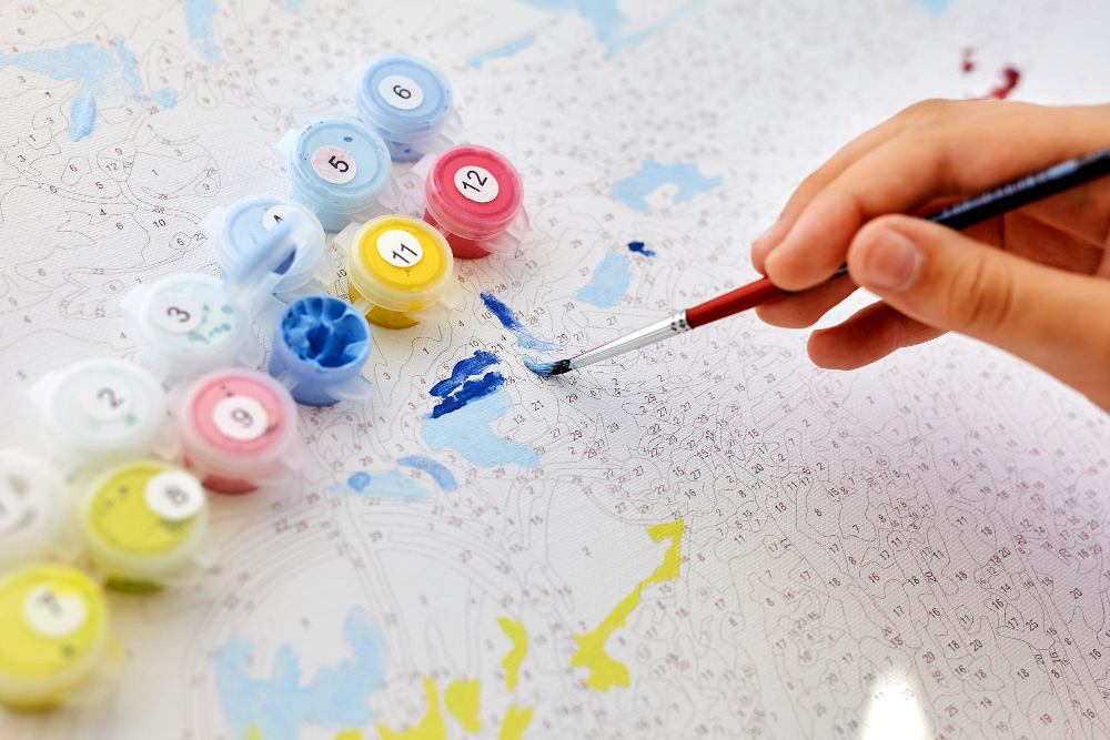 Картина по номерах для розмальовування