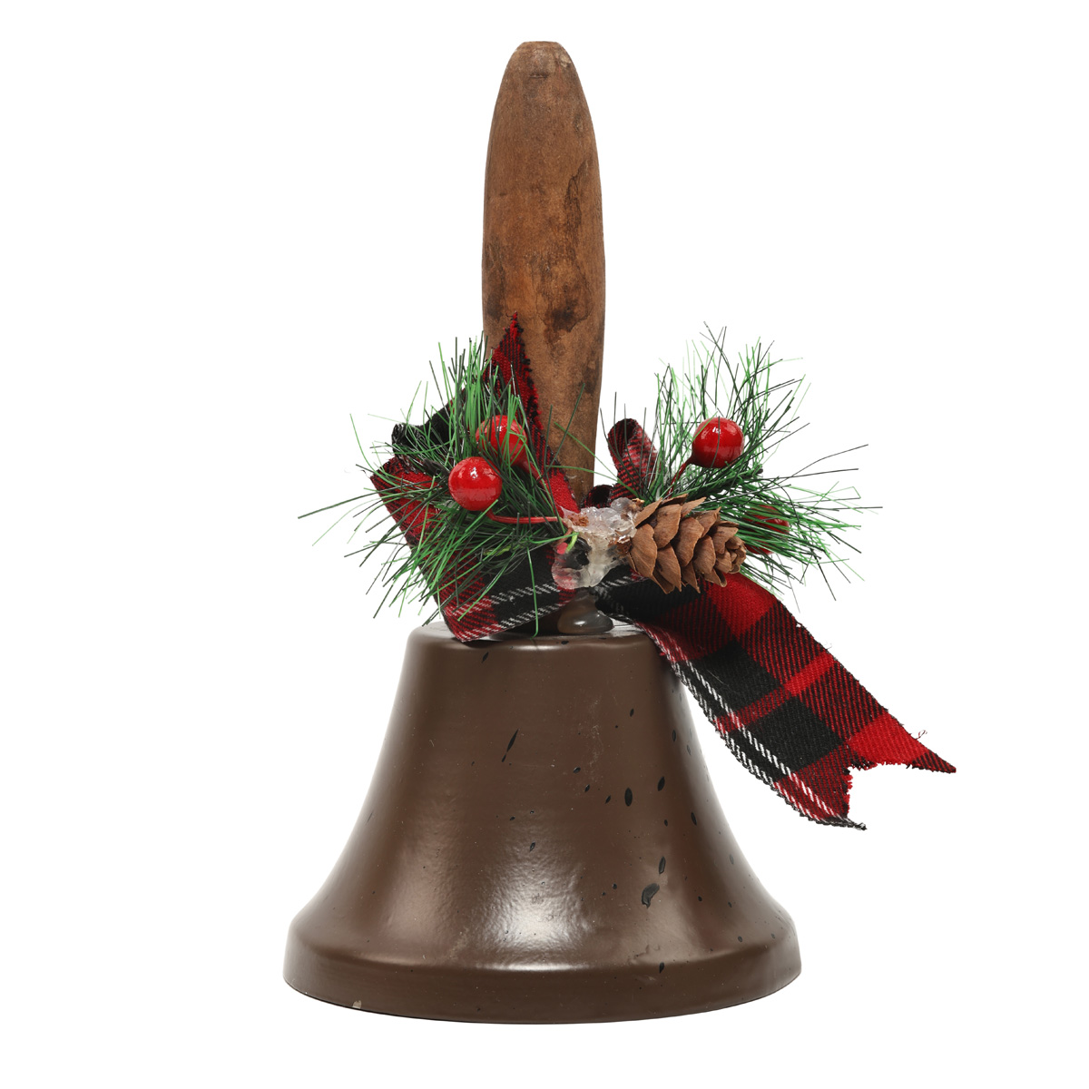 Украшение новогоднее Колокольчик 15 см коричневый, 9768505 ТМ "A&G"