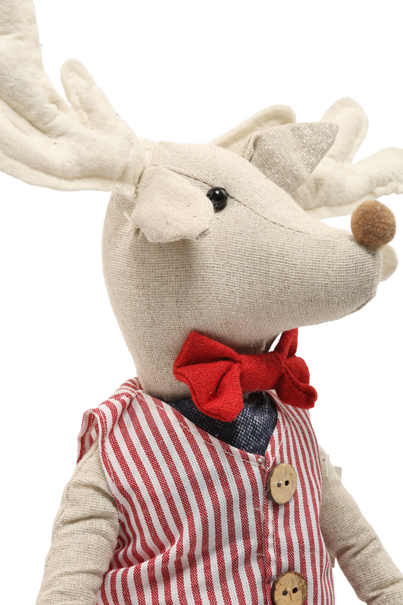 Украшение новогоднее Олень сидячий 61 см синий/розовый (2 вида в ассортим.), 9768457 ТМ "A&G" 3