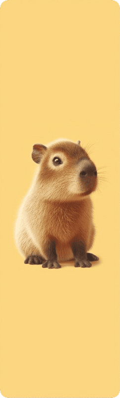 Закладка для книг MriyTaDiy, "Капібара", mriy-02