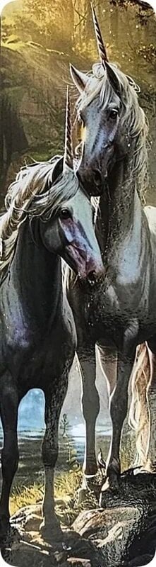 Закладка для книг MriyTaDiy, "Легенди єдинорогів", art bm-46