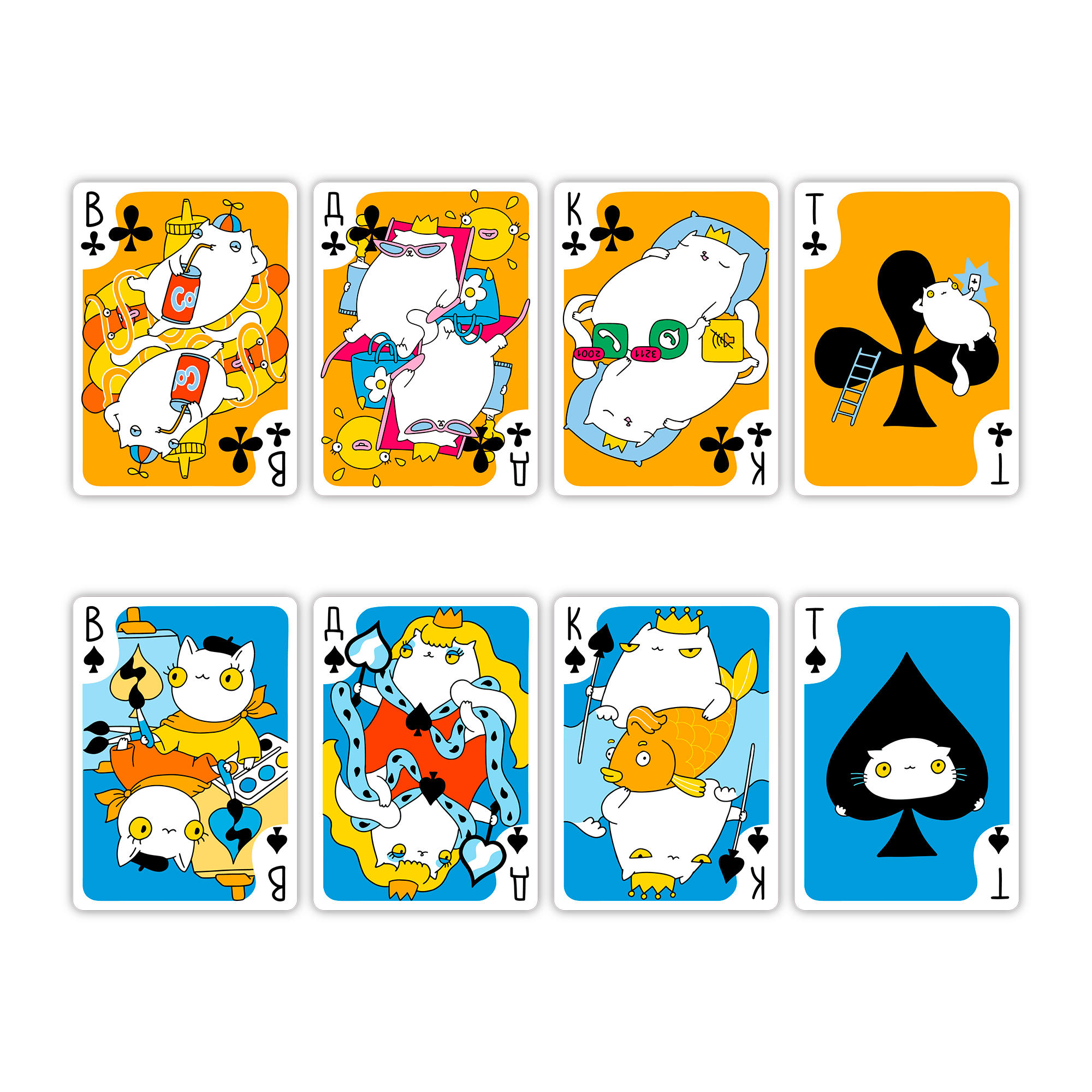 Карты для игры "Maliunok. Карты кошачьи", orner-2765 5