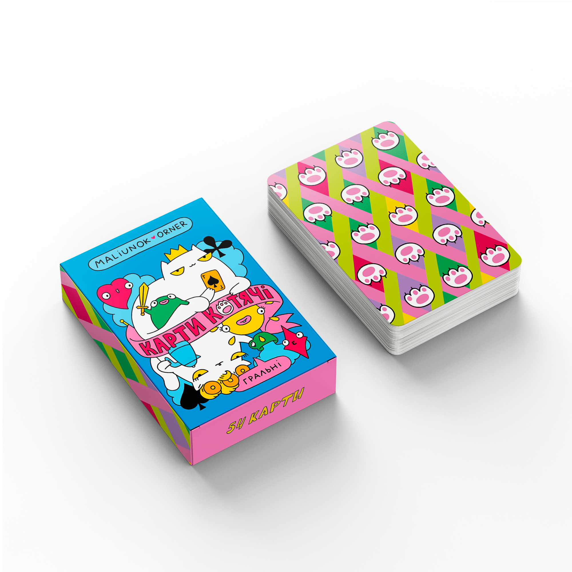 Карты для игры "Maliunok. Карты кошачьи", orner-2765 2