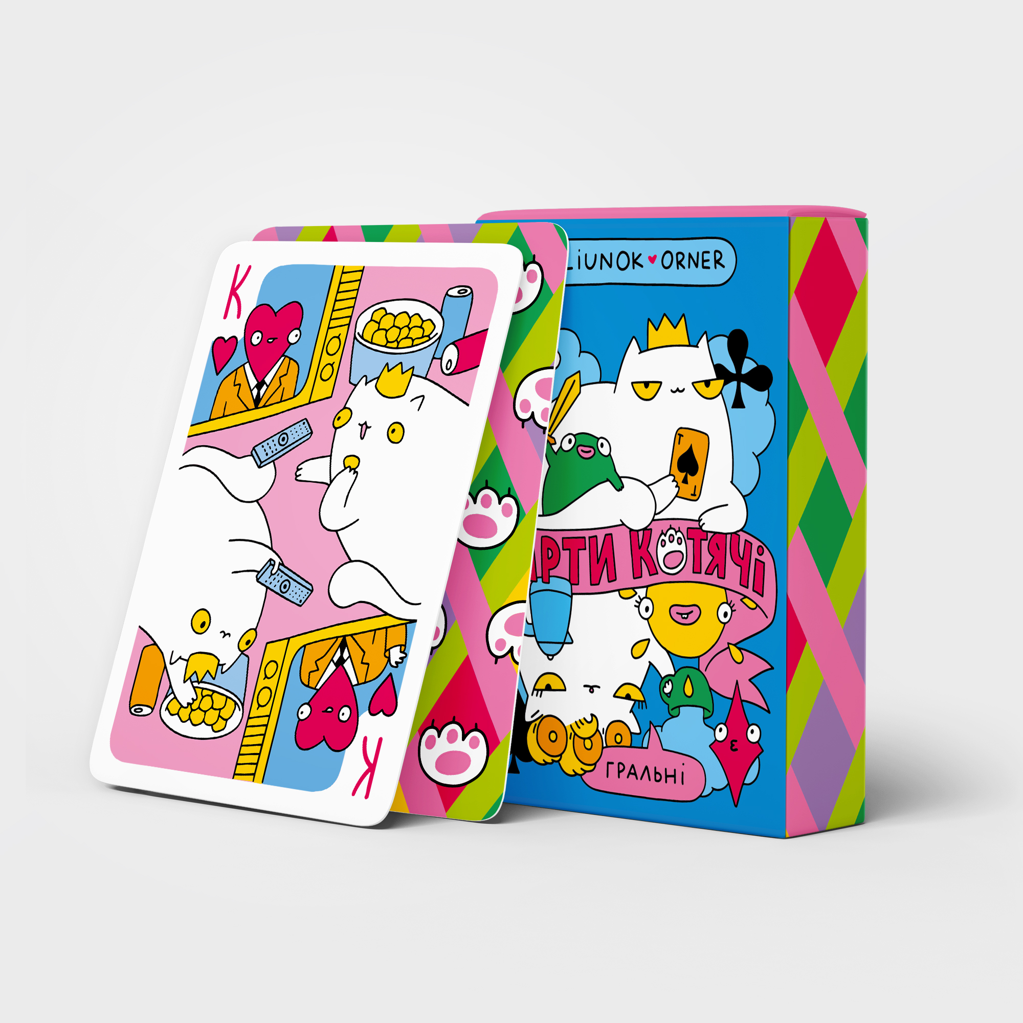 Карты для игры "Maliunok. Карты кошачьи", orner-2765 1