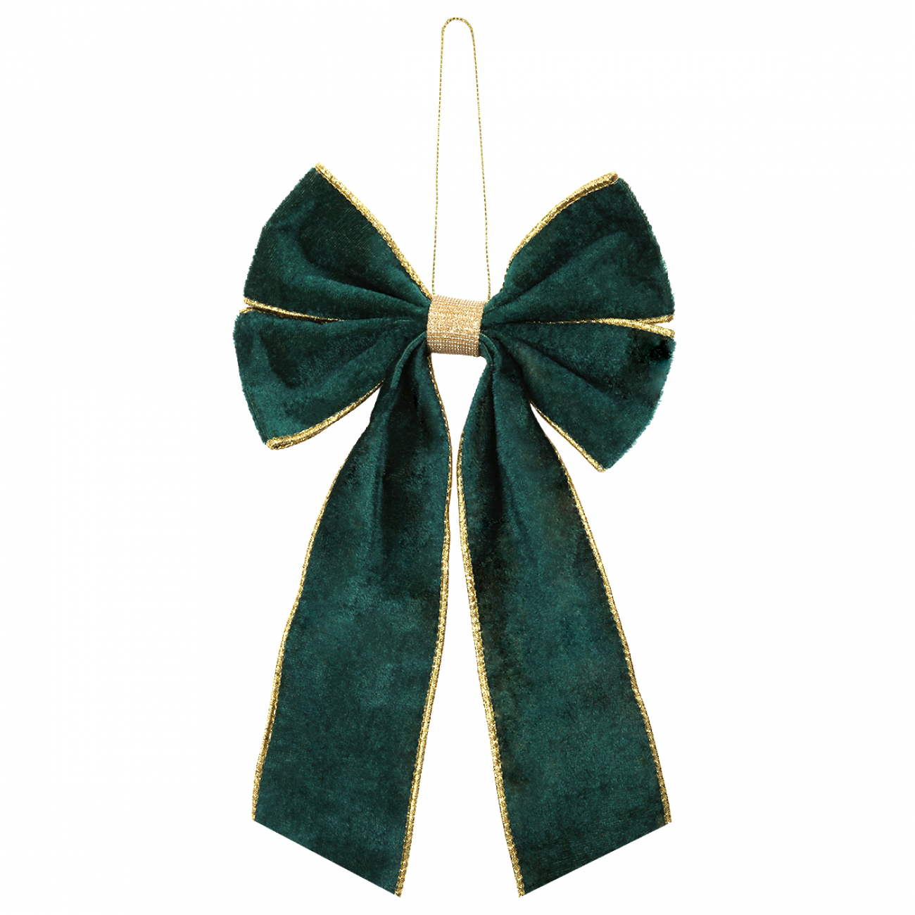 Украшение декоративное Yes! Fun "Бант" 28*16 см, изумрудный, 975078