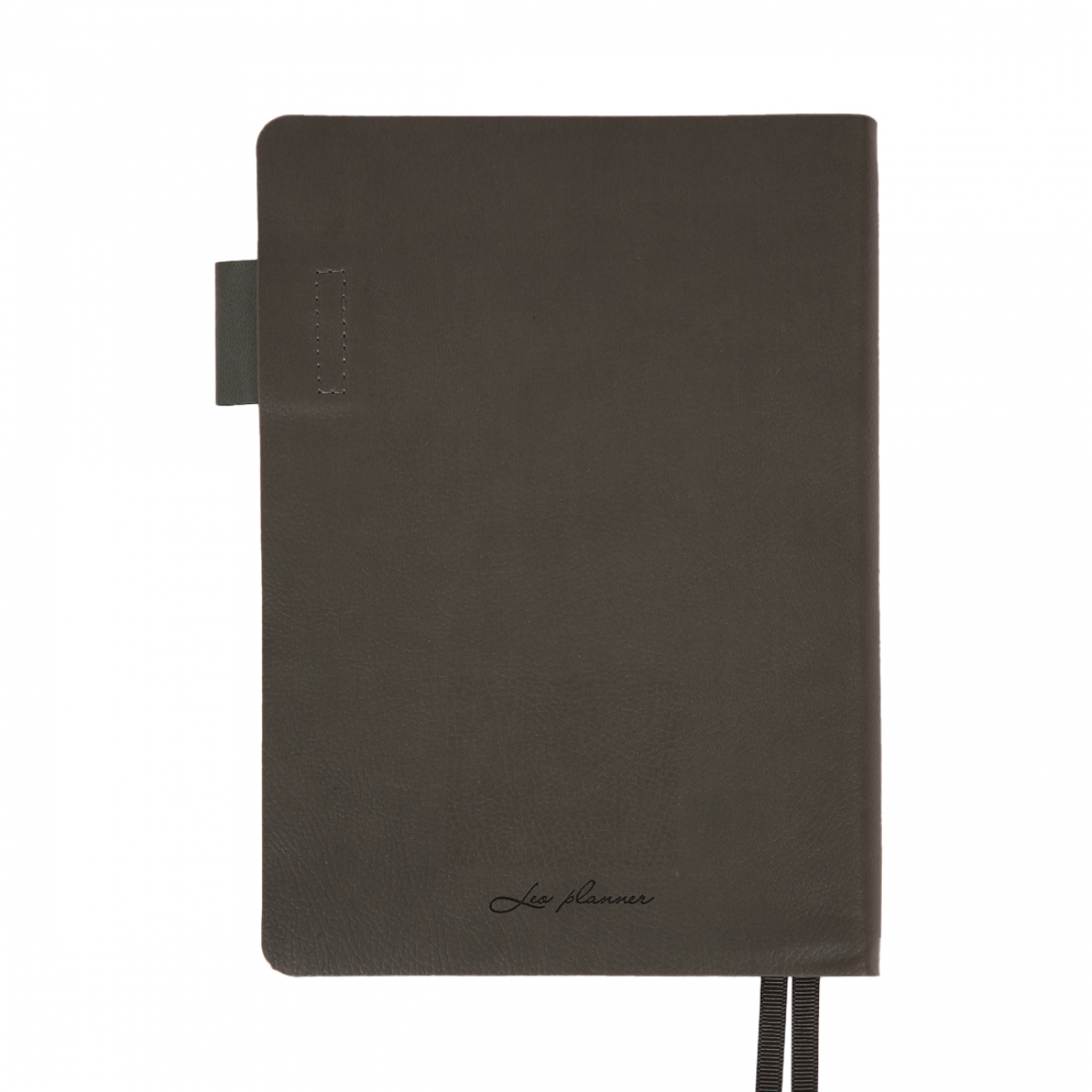 Дневник-деловая записная книжка А5 датированный 2026 "Binario", мягкий, графит, 368 страниц, 252640, Leo Planner 11