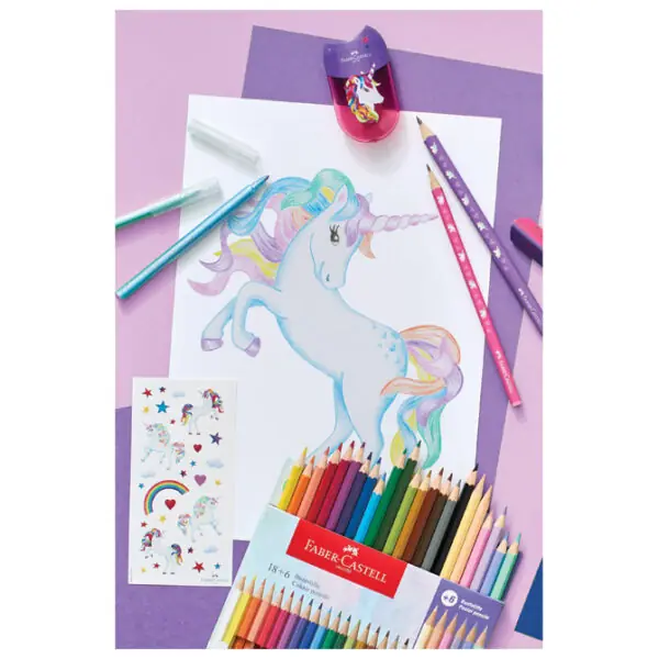 Чинка Unicorn Double подвійна з контейнером, 183553 Faber-Castell 1