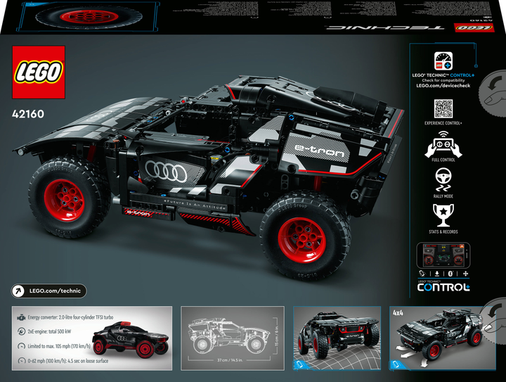 Конструктор Lego Technic "Audi RS Q e-tron", 42160 8