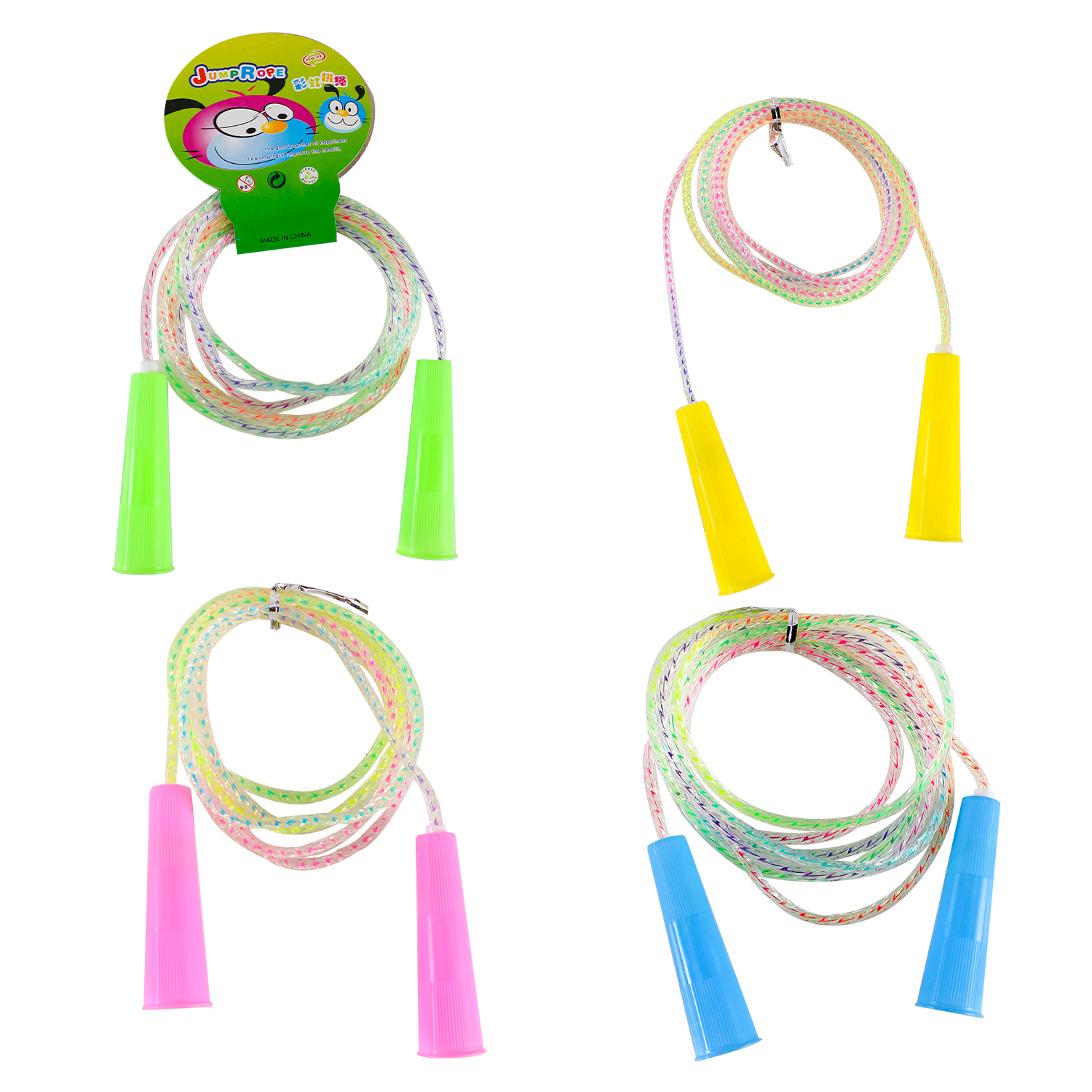 Скакалка 2,5 м, 4 кольори в асортименті, SK2423