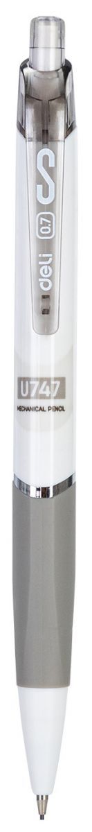 Олiвець механічний 0,7 мм, мiкс, Linfini резиновий грип з ласт. Deli EU747, 84273 1