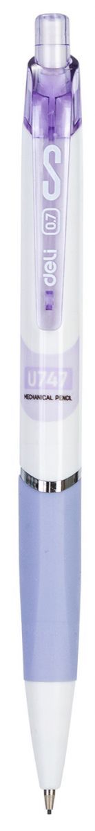 Олiвець механічний 0,7 мм, мiкс, Linfini резиновий грип з ласт. Deli EU747, 84273 3