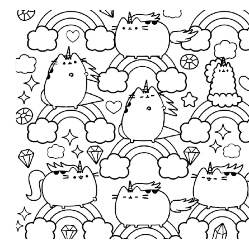 Розмальовка "Pusheen. Мінірозмальовка. Белтон Кл." (у) (1722) 3