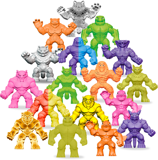 Стретч-іграшка ELASTIKORPS серії "Fighter Kamaleon" – Мікробоєць (в диспл.), ELAKAM-MIC1 4