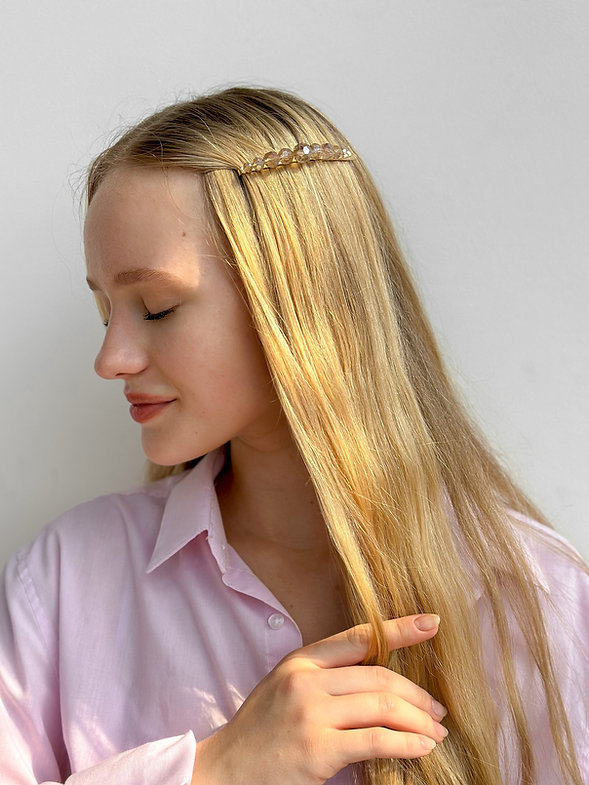 Невидимка кришталева золото 9см, G20H286-1 1