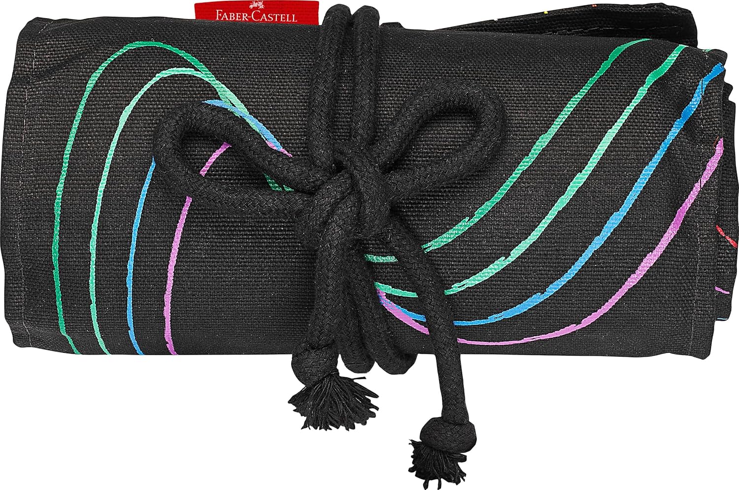 Карандаши 72 цв. трехгранные Roll, черное дерево в тканевом пенале 116418, Faber-Castell 4
