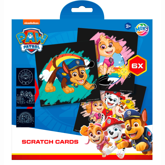Набор для творчества "Скретч-карты" Moxy Paw Patrol, 723382
