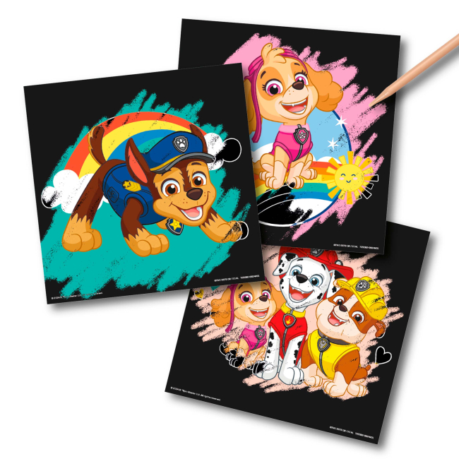 Набор для творчества "Скретч-карты" Moxy Paw Patrol, 723382 1
