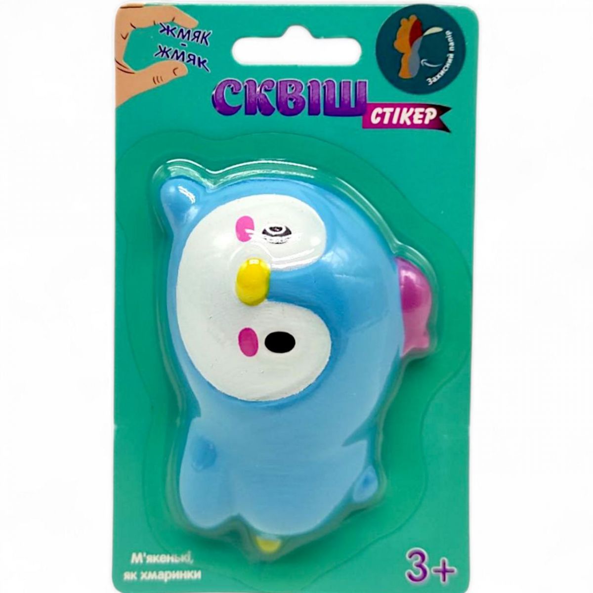 Игрушка СКВИШ-наклейка "Зверюшки" Vladi Toys, VT 9001-01 2