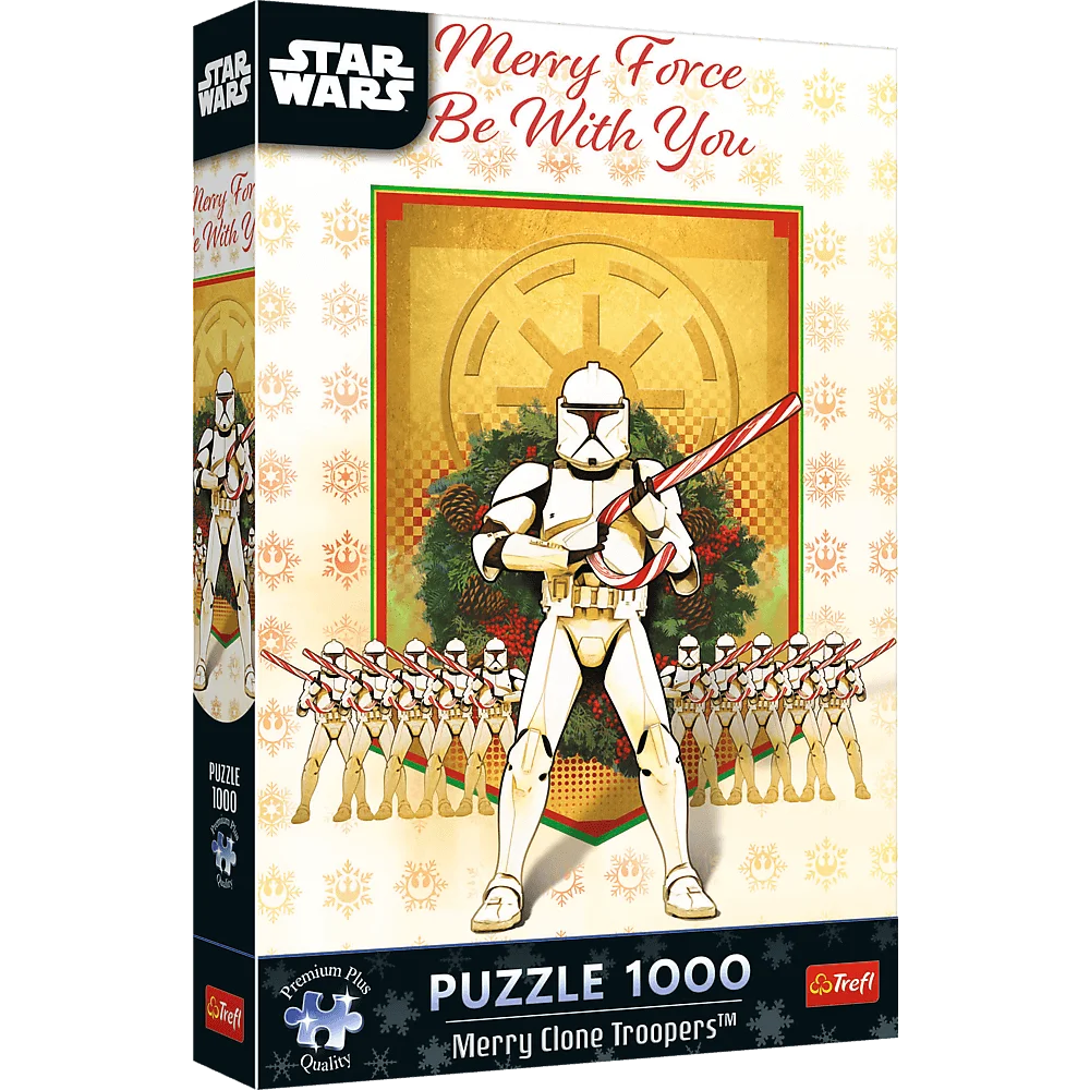 Пазл - "1000 Премиум Плюс" - XMAS: Веселый десант клонов, Lucasfilm Star Wars, 12086, Trefl