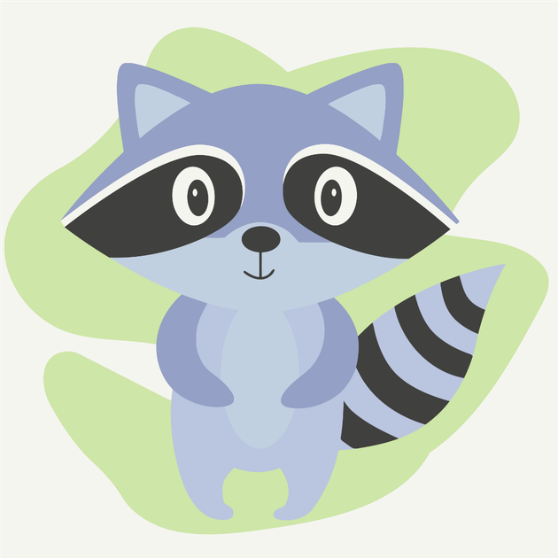 Раскраска на холсте «Друг енотик» 20*20 см, MBS027