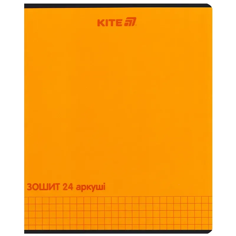 Зошит 24 арк., кл., софт тач + УФ лак, Kite One color, K25-238-2 10