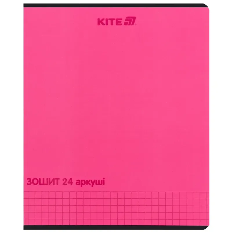Зошит 24 арк., кл., софт тач + УФ лак, Kite One color, K25-238-2 14