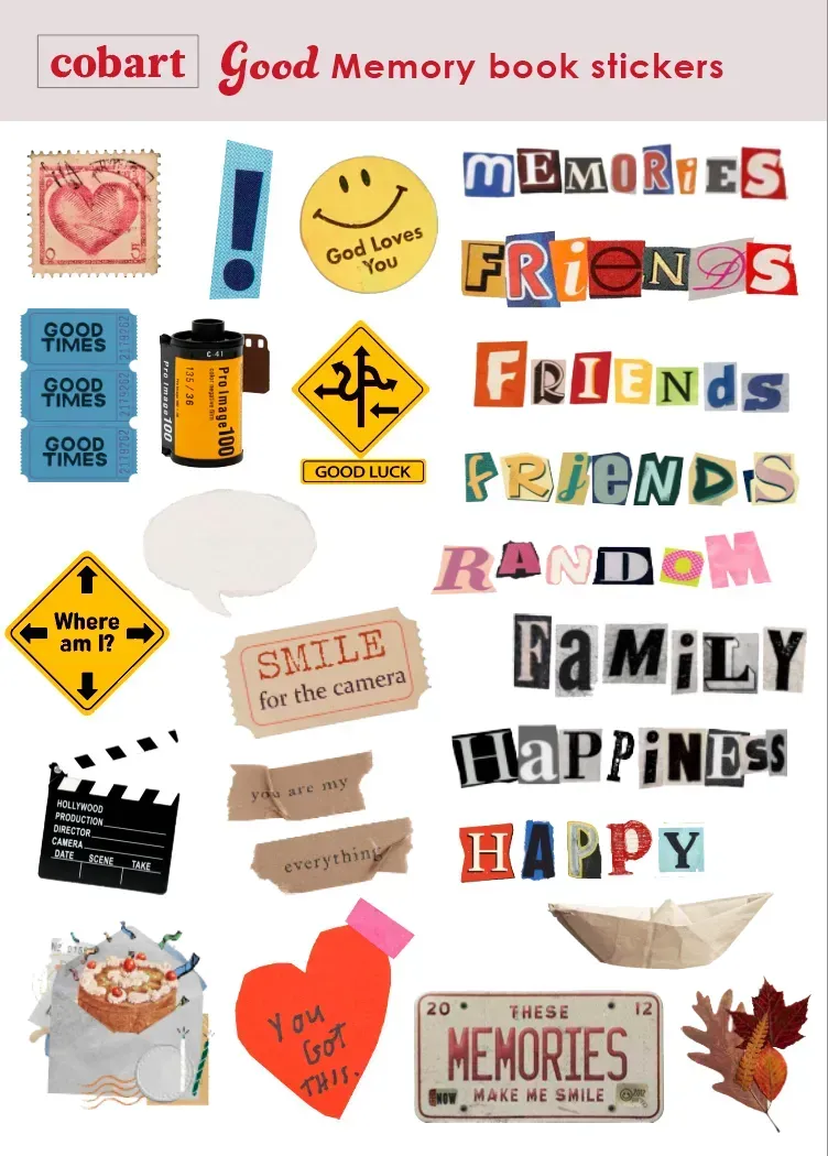 Стікери для альбомів А5 "Good" Cobart, СS-VS-049 1