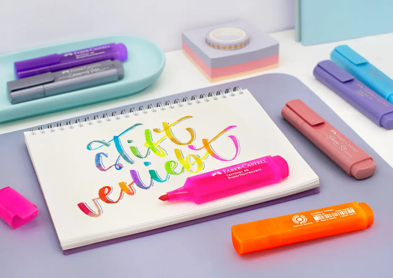 Набор маркеров текстовых Textliner Superfl 4 шт.254644 Faber-Castell 9