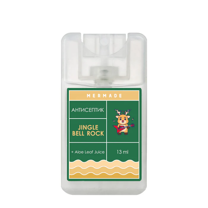 Антисептик для рук "Jingle Bell Rock" 13 мл, MRLC002, Mermade