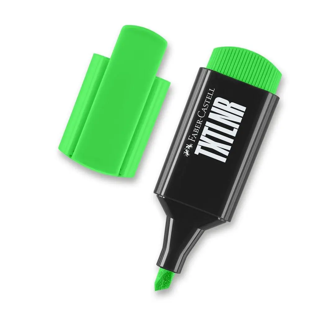 Мини-маркер Textliner Superflourescent, зеленый, 154263 Faber-Castell
