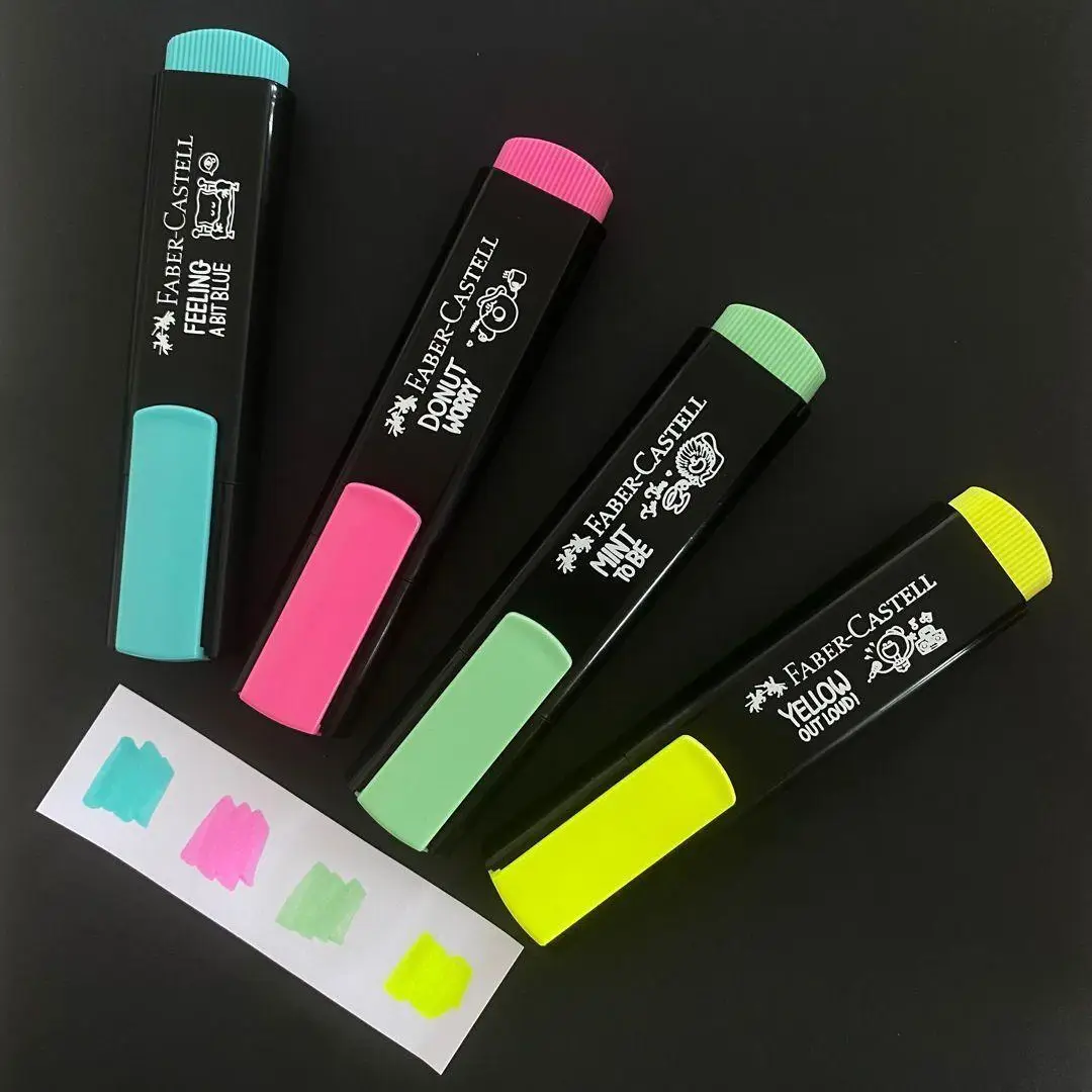 Набор маркеров Textliner Graffiti 4 цвета, в карт. коробке, 254690 Faber-Castell 1