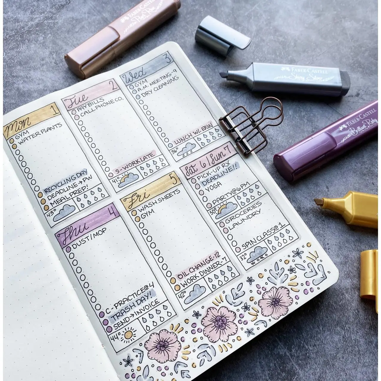 Набор маркеров Textliner Metallic 4 цвета, в карт. коробке, 254674 Faber-Castell 5