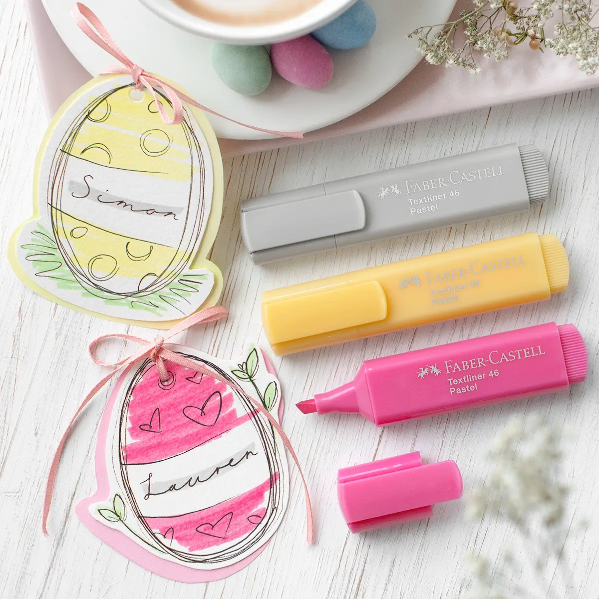 Набор маркеров Textliner Pastel 8 цветов, в карт. коробке, 254658 Faber-Castell 3