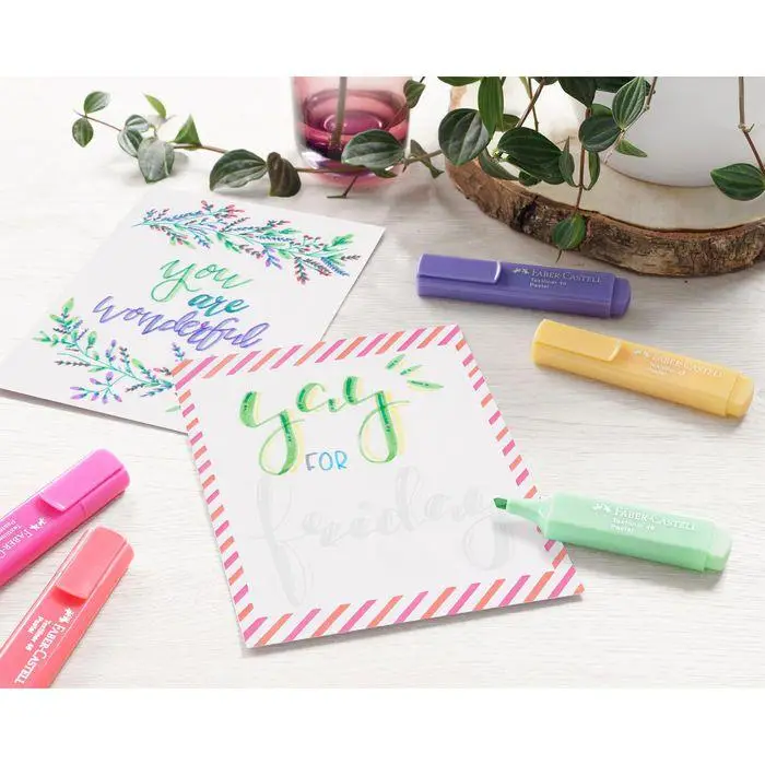 Набор маркеров Textliner Pastel 8 цветов, в карт. коробке, 254658 Faber-Castell 8