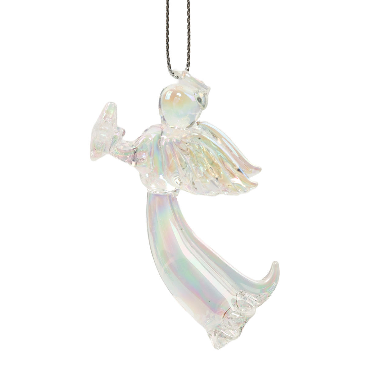 Ялинкова прикраса "Ангел скляний" 7 см, YQ1463992