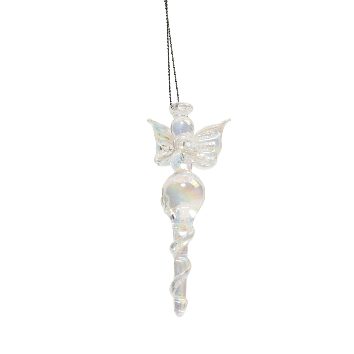 Ялинкова прикраса "Ангел скляний" 9 см, YQ1464027 1