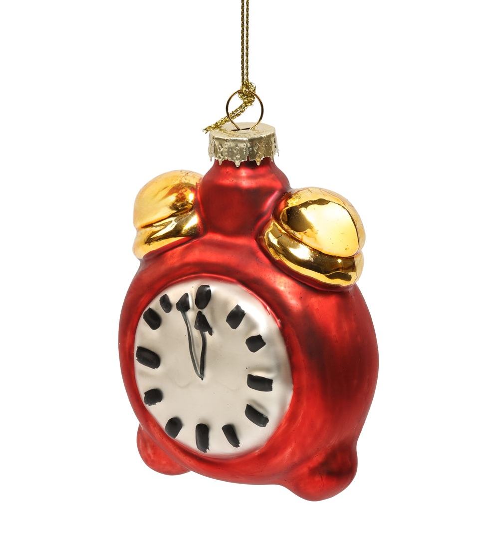 Ялинкова прикраса "Будильник" 7*4*9,7 см, YQ1407256