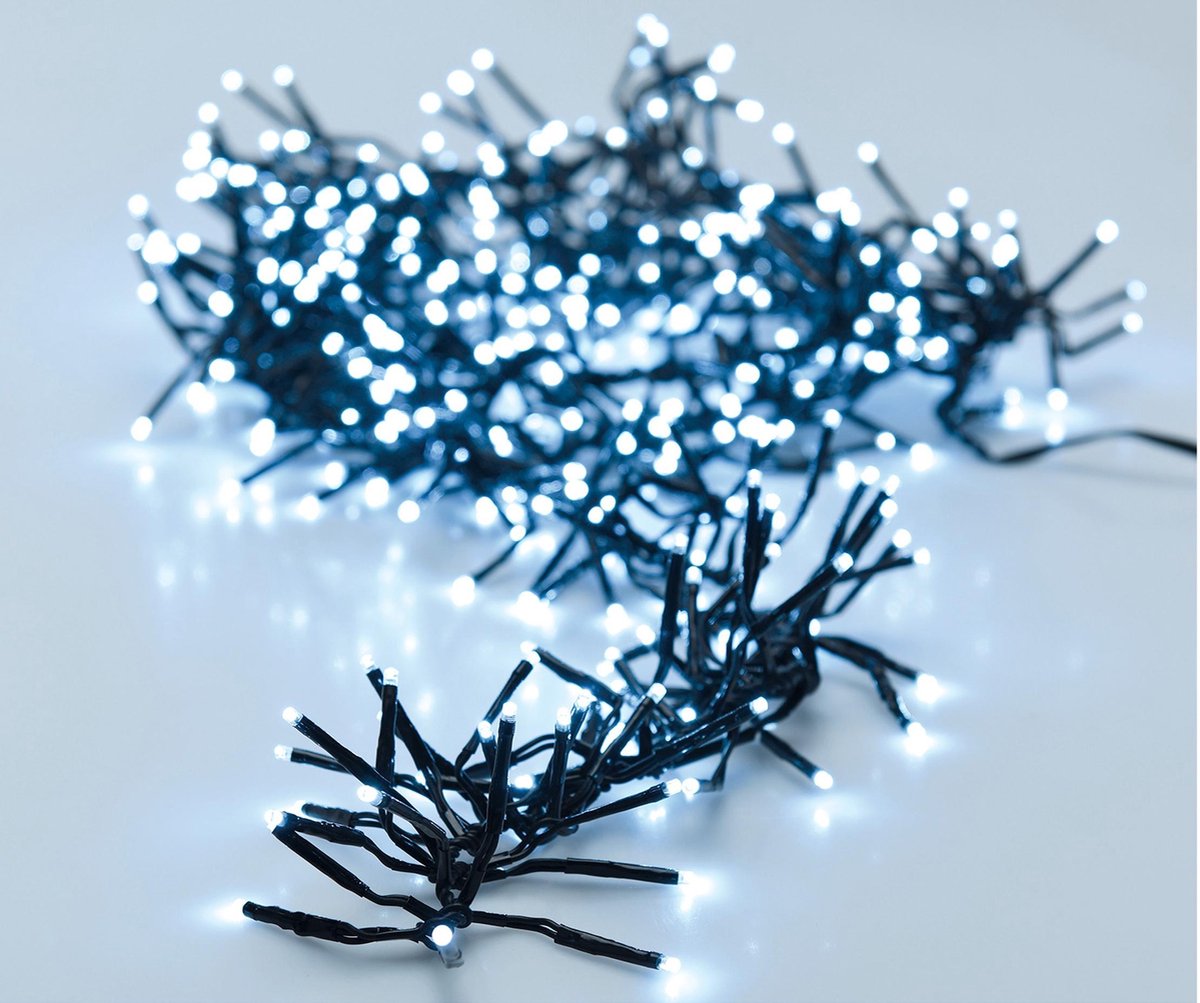 Гирлянда пучковая с LED-ламп, 1512 шт., белый свет, черная проволока (от сети), AX8502050 1