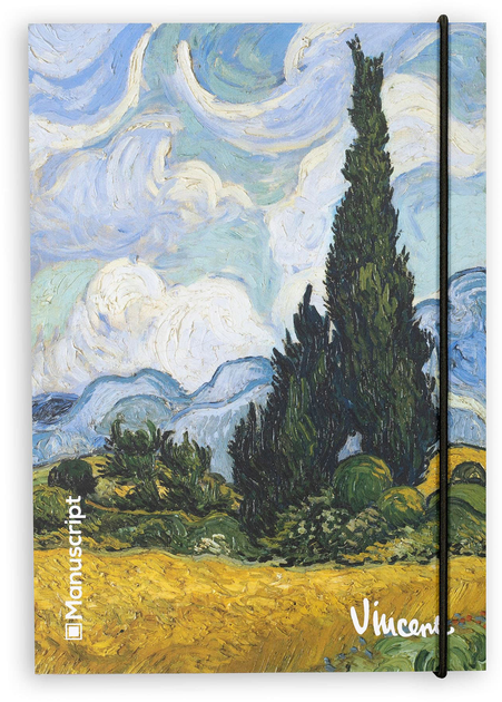 Скетчбук А5 Van Gogh 1889 Plus, 150 г/м², 160 арк. на гумці, кремовий, Manuscript 1