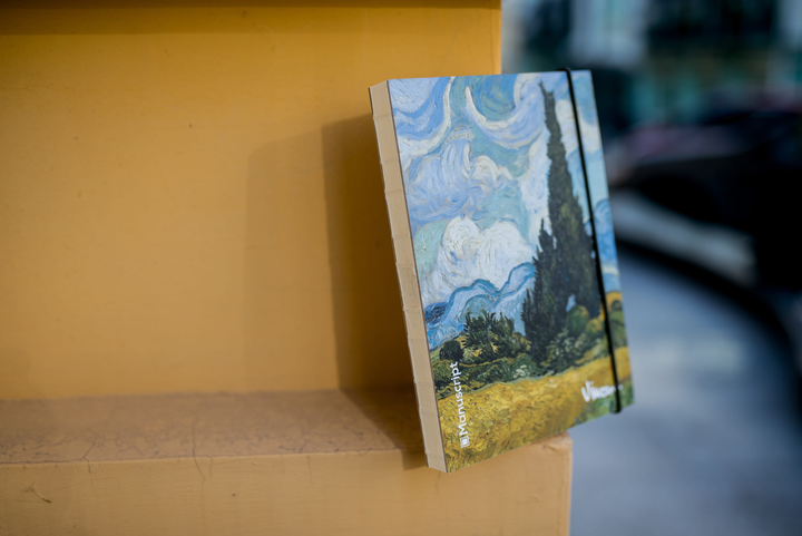 Скетчбук А5 Van Gogh 1889 Plus, 150 г/м², 160 арк. на гумці, кремовий, Manuscript 6