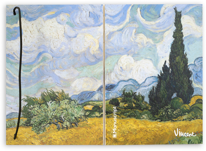 Скетчбук А5 Van Gogh 1889 Plus, 150 г/м², 160 арк. на гумці, кремовий, Manuscript 3